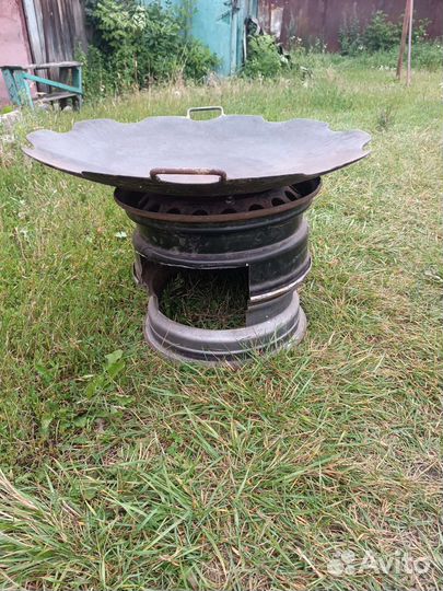 Казан и печь