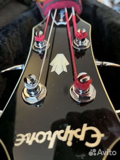 Акустическая бас гитара Epiphone El Capitan + кейс