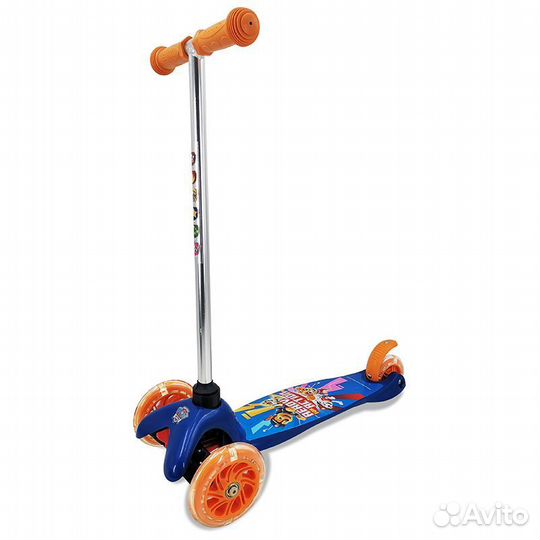 Самокат 3 колесный Щенячий патруль упр накл