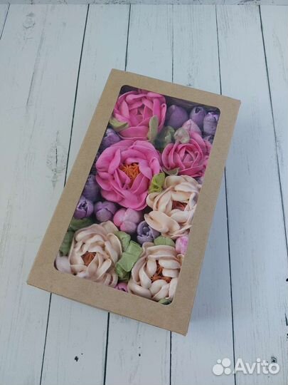 Цветы из зефира