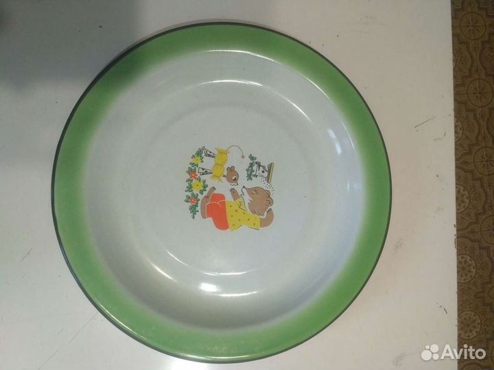 Блюдо из цветного купоросного стекла и другие СССР