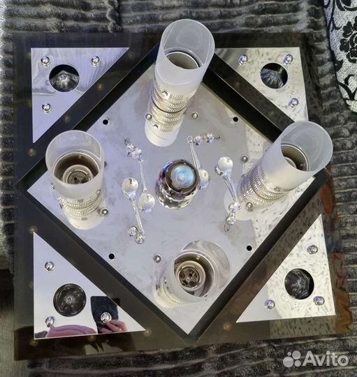 Люстра светодиодная с пультом бу