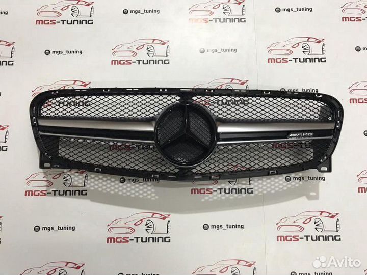 Решетка GLA в стиле AMG 45 Chrome + амг 17+