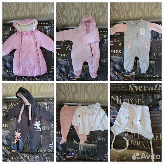 Вещи на девочку 56-74