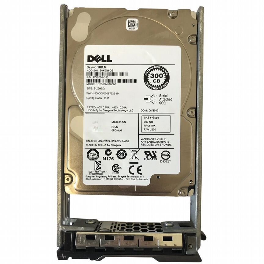 [0PGHJG] Жесткий Диск Dell Pghjg 300gb Sas 2,5" 0pghjg