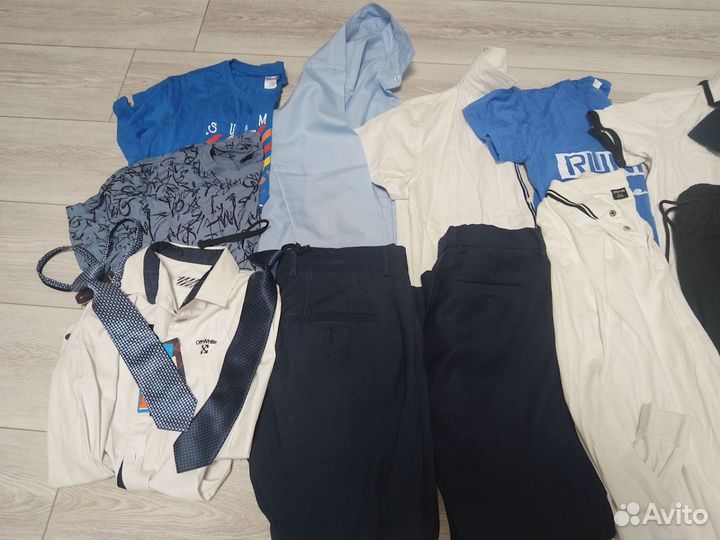 Два пакета вещей для мальчика 152-158