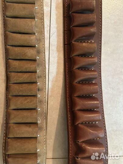 Кожаный патронташ