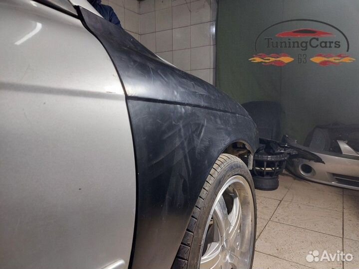 Крылья передние киа Спектра - пластиковые 2004-201