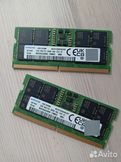DDR-5 sodimm 32Gb (16x2) 5600 MT/s