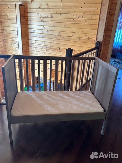 Детская кроватка IKEA сундвик