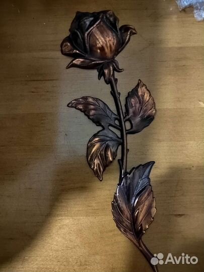 Роза из металла