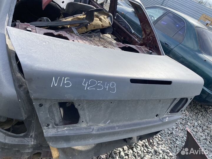 Крышка багажника nissan almera n15 седан