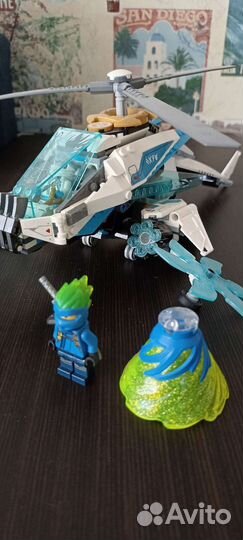 Lego Ninjago вертолёт Зейна