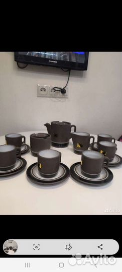 Кофейный сервиз китайский СССР, вазы СССР