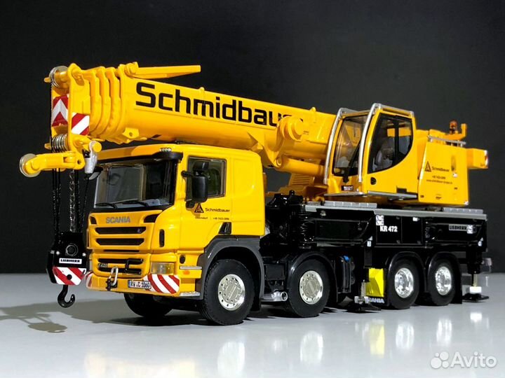 1/50 кран Liebherr LTF 1060 Schmidbauer Scania WSI
