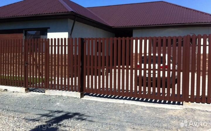 Забор из евроштакетника под ключ под ключ