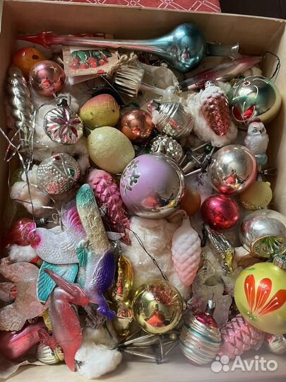 Елочные игрушки СССР