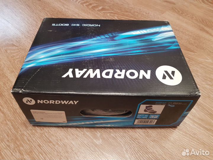 Детские ботинки для лыж 32 - Nordway Kidboot NNN
