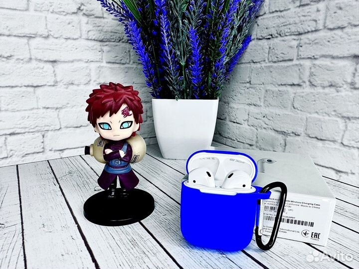 AirPods 2 топовая версия + чехол