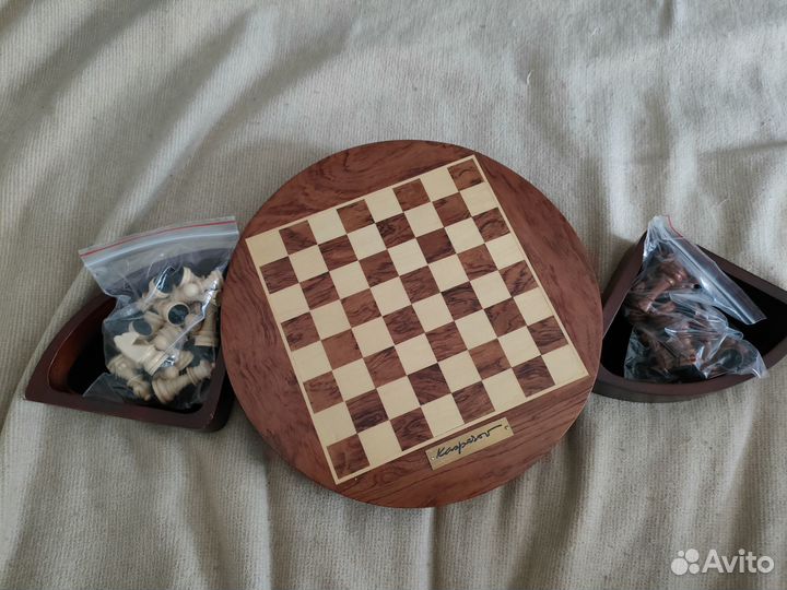 Шахматы Каспаров с круглой доской