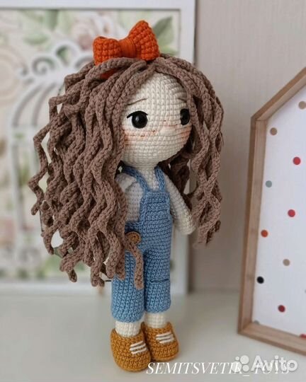 Вязаный олененок