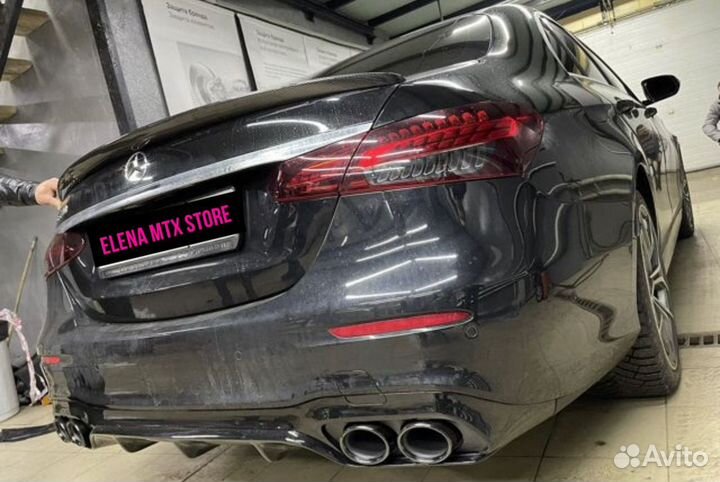 Спойлер Mercedes W213 AMG карбон