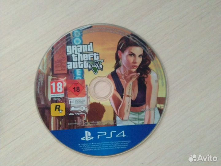 Диски на ps4 гта 5