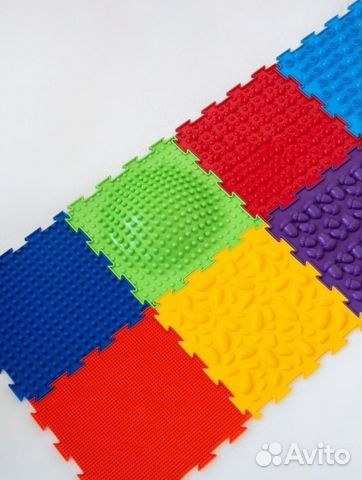 Массажный развивающий детский орто коврик