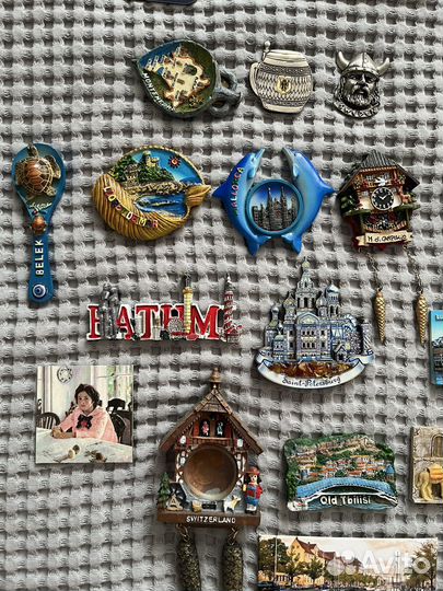 Магниты на холодильник из разных стран