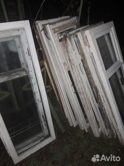Деревянные окна со стеклопакетом бу