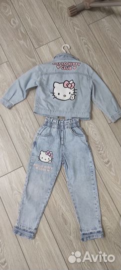 Костюм джинсовый на девочку 110