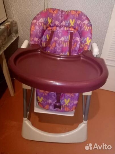Стульчик для кормления+ новый чехол