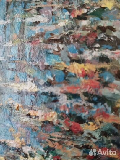 Картина Летний пейзаж масло холст