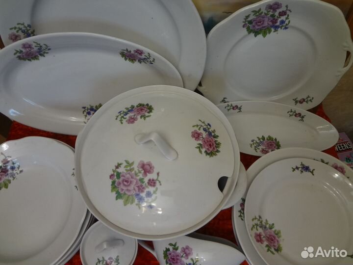 Столовый сервиз Дулево неполный