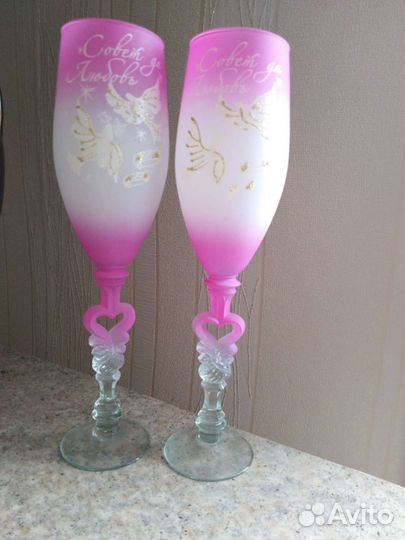 Свадебные фужеры