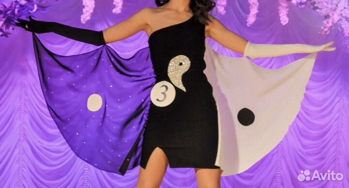 Платье «Инь Ян»(сшито на заказ)