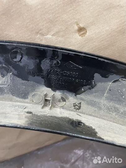 Молдинг переднего крыла Kia sorento