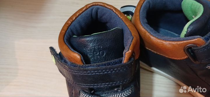 Ботинки для мальчика кожаные 25 размер