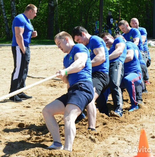 Канат х/б для перетягивания 48 мм длина 34 метра