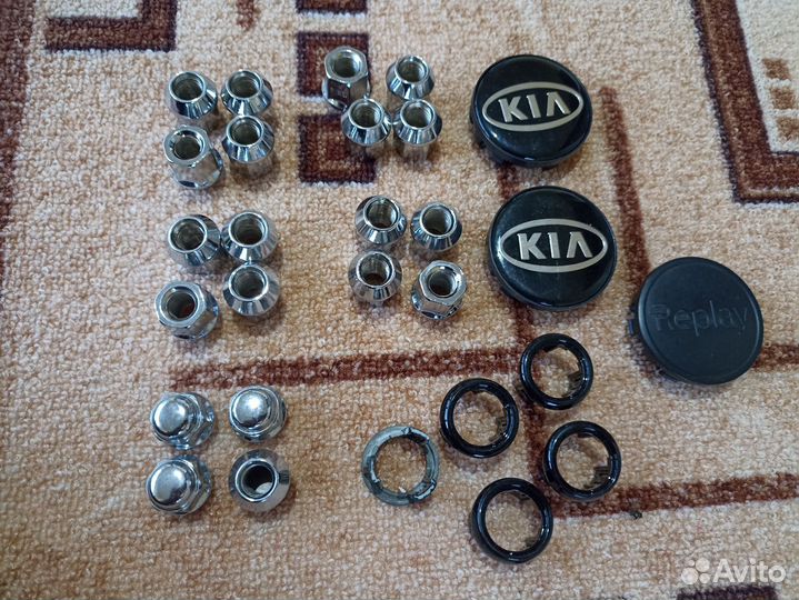 Колесные гайки 12х1.5 kia Rio