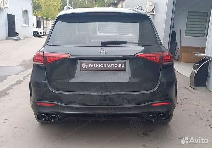 Mercedes gle v167 диффузор 53 amg с насадками