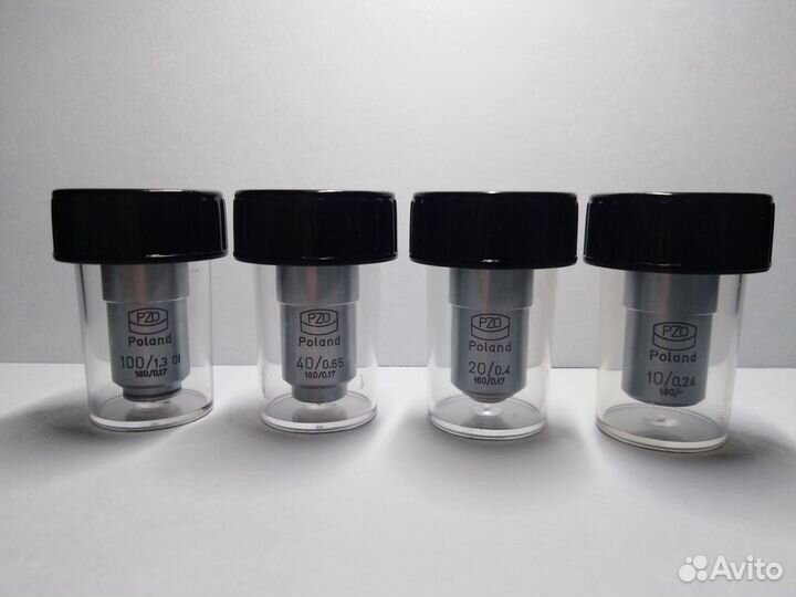 Объективы для микроскопа PZO Warszawa