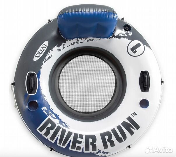 Надувной круг-кресло intex 58825 River Run 135 см