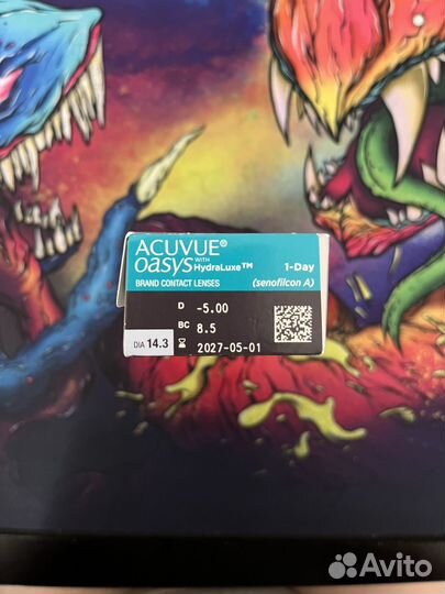 Линзы Acuvue oasys -5.0