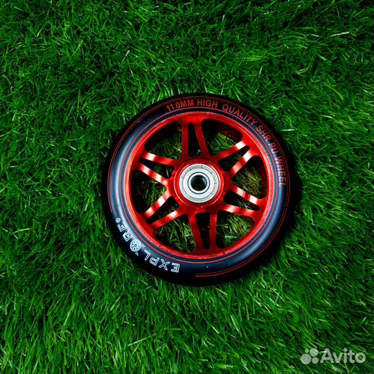 Колесо трюкового самоката 110 мм (AL) Красное