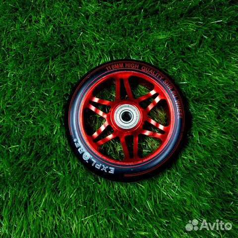 Колесо трюкового самоката 110 мм (AL) Красное