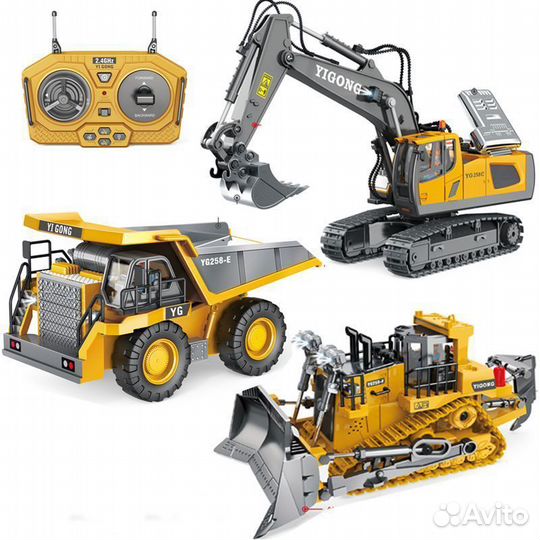 Экскаватор на пульте управления