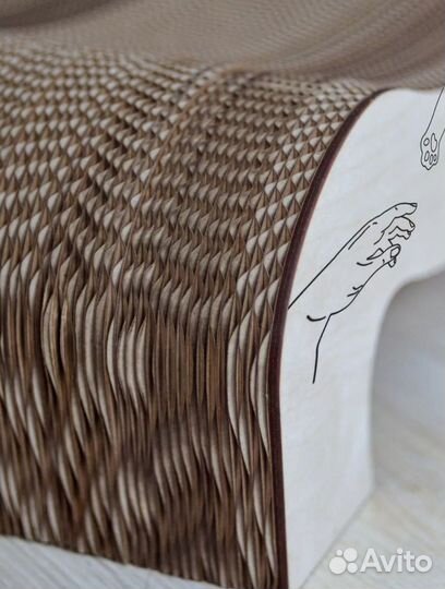 Большая Когтеточка - лежанка для кошек новая