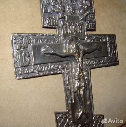 Киотный крест староверческий Гуслицы 19 век