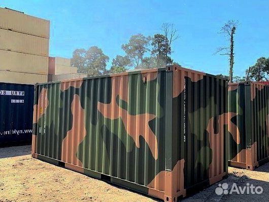 Морской контейнер 20 футов camo